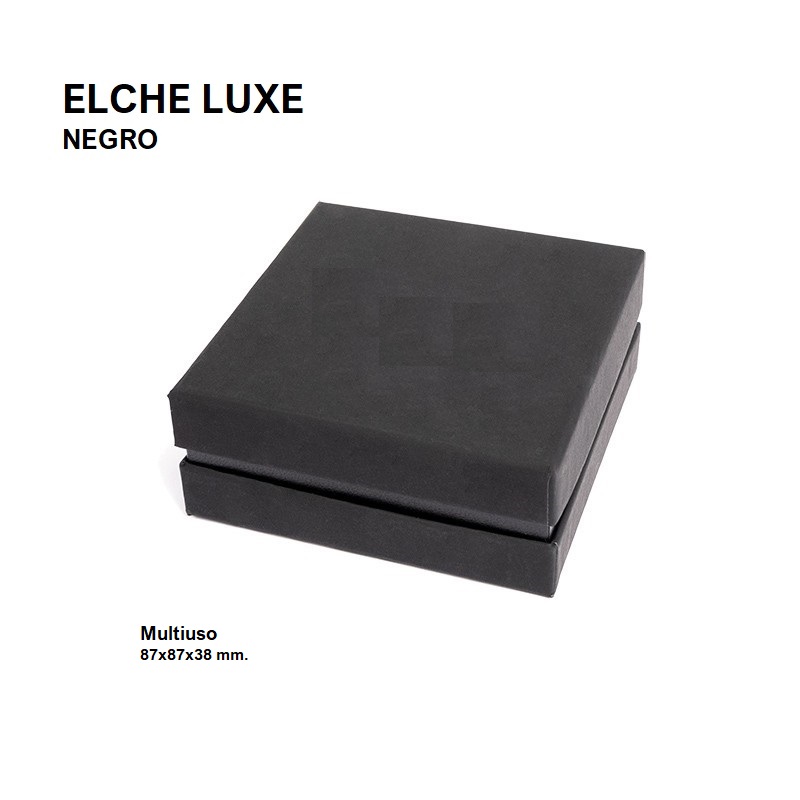 Elche LUXE box set + chain/pendant 87x87x38 mm.